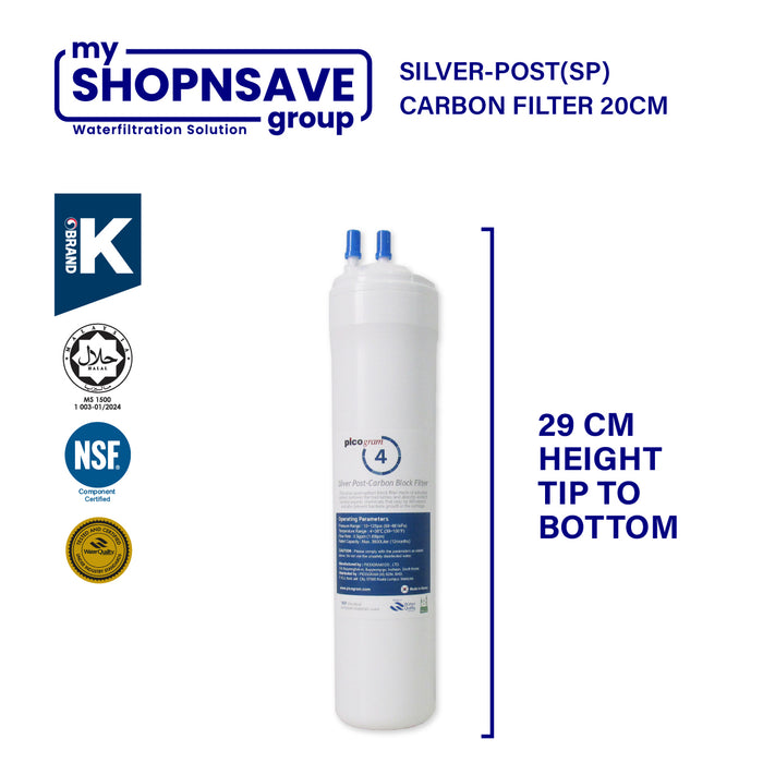 (JAKIM HALAL) Pureal Picogram 29cm Replacement Filter Water Filter compatible to cuckoo stand