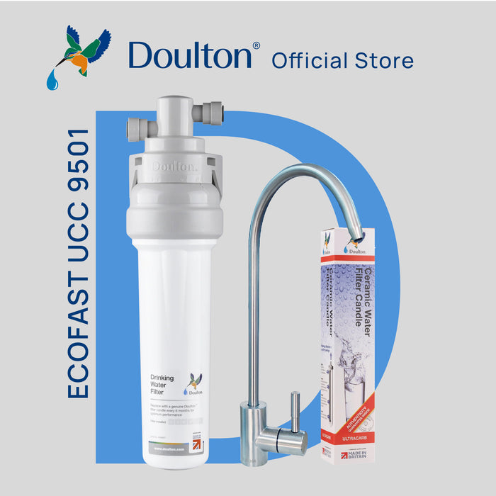 [Free Deluxe Faucet] Doulton® QT Ecofast UCC (9501) Ultracarb Water Filter Purifier System
