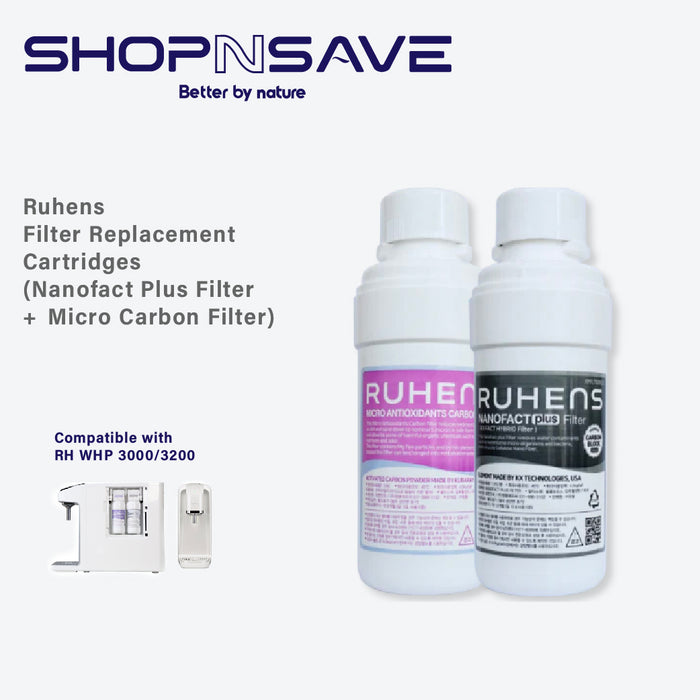 Waterpia Ruhens V Series Easy-Change Water Filters: Self-Replacement Cartridges WHP3000/3200 - Your Solution for Clean