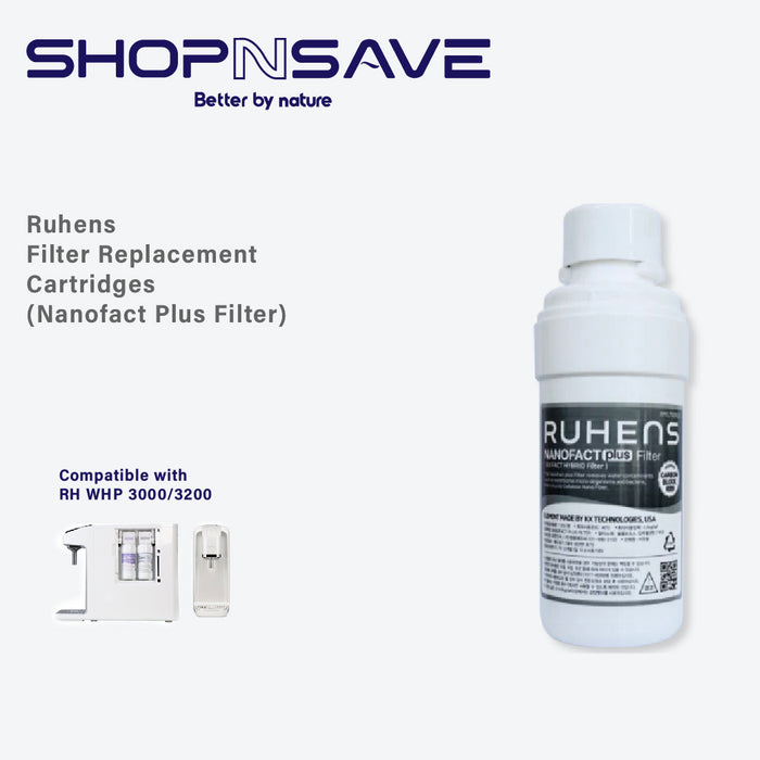 Waterpia Ruhens V Series Easy-Change Water Filters: Self-Replacement Cartridges WHP3000/3200 - Your Solution for Clean