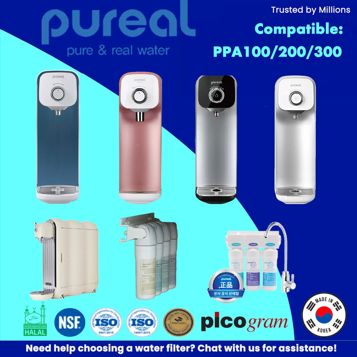 (Jakim HALAL) Pureal PPA100/PPU200/PPA2111/PPH200/ PPA300 replacement filters