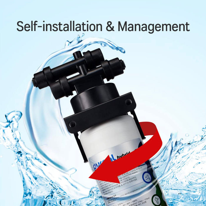 [Pureal Maxtream Hybrid Commercial with 10" Pre-filter + installation] Hot and Cold Drinking Station Water Cooler