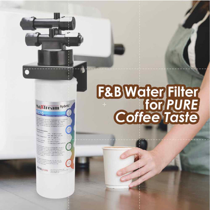 [FREE INSTALLATION] (JAKIM HALAL) Pureal Maxtream Hybrid Commercial  Water Purifier Filter Set with 10" Pre-Filter
