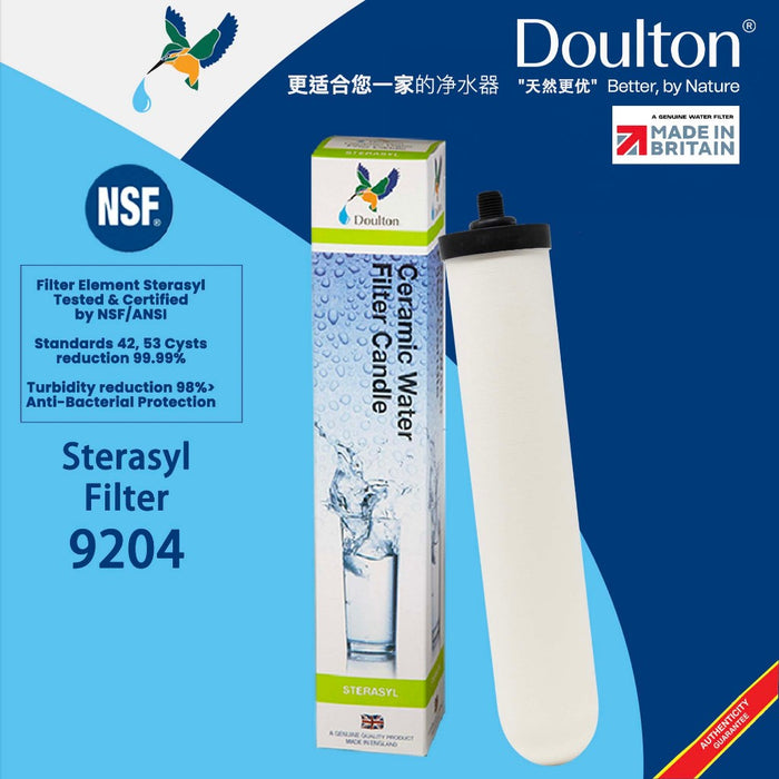 [SNS] SS290 Hot Ambient Cold Water Purifier (Pureal 4 Stage Halal Filter) with Doulton Sterasyl + Housing Combo