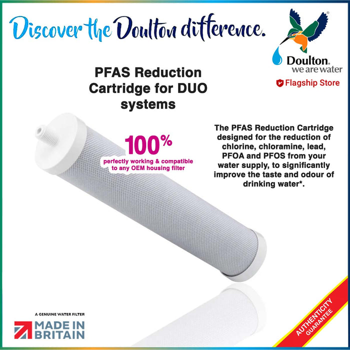 DOULTON HIP2 + UCC 9501(NSF) + PFAS CARBON BLOCK(IN)UNDERCOUNTER WATER PURIFIER SYSTEM *SHIPPING ONLY