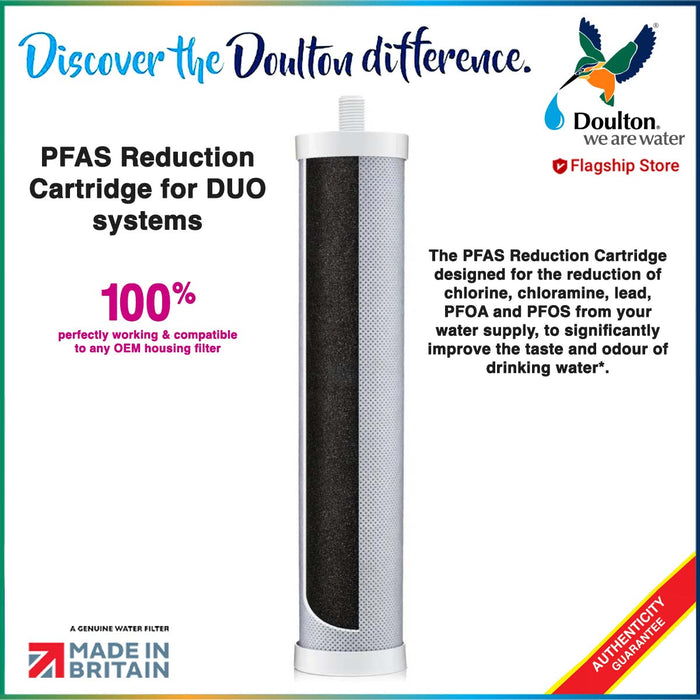 DOULTON HIP2 + UCC 9501(NSF) + PFAS CARBON BLOCK(IN)UNDERCOUNTER WATER PURIFIER SYSTEM *SHIPPING ONLY