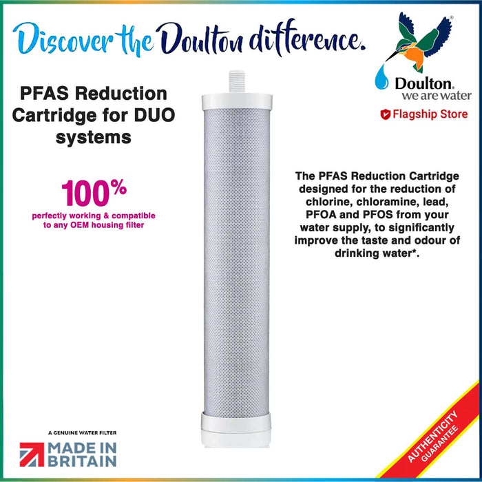 DOULTON HIP2 + UCC 9501(NSF) + PFAS CARBON BLOCK(IN)UNDERCOUNTER WATER PURIFIER SYSTEM *SHIPPING ONLY