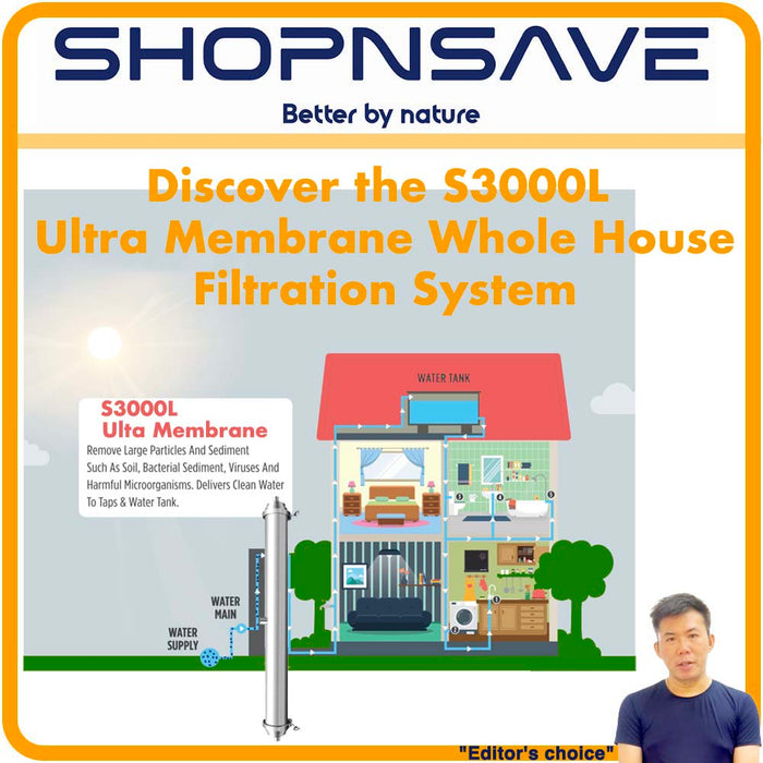 Discover the S3000L  Ultra Membrane Whole House Filtration System *limited time offer!