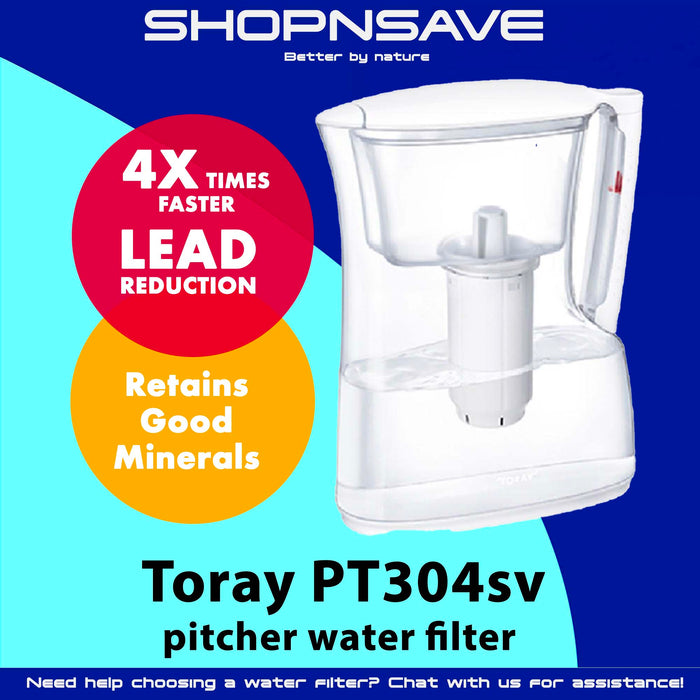 TORAY PT304VSV Pitcher Water Purifier 2L built-in 1 cartridge