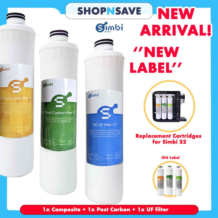 Simbi S2 FW2500 Replacement Cartridges - Instant Hot Water Dispenser
