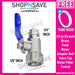 SHOPNSAVE 1/2 to 1/4 Inch Brass Feed Water Adapter Ball Valve Tap Water Filter Switch WATER PURIFIER Water Filter part Water Filter Fitting - SHOP N' SAVE effortless Shopping!
