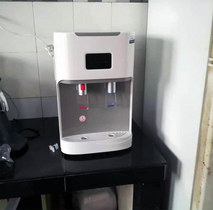 SHOPNSAVE SS1664T Hot Cold Filtered Water Dispenser with 4 Korea Water Purifier, Counter-Top
