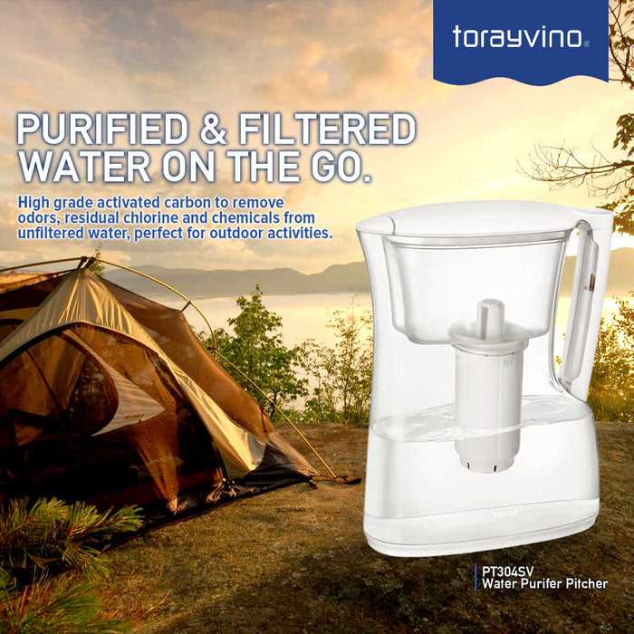 TORAY PT304VSV Pitcher Water Purifier 2L built-in 1 cartridge