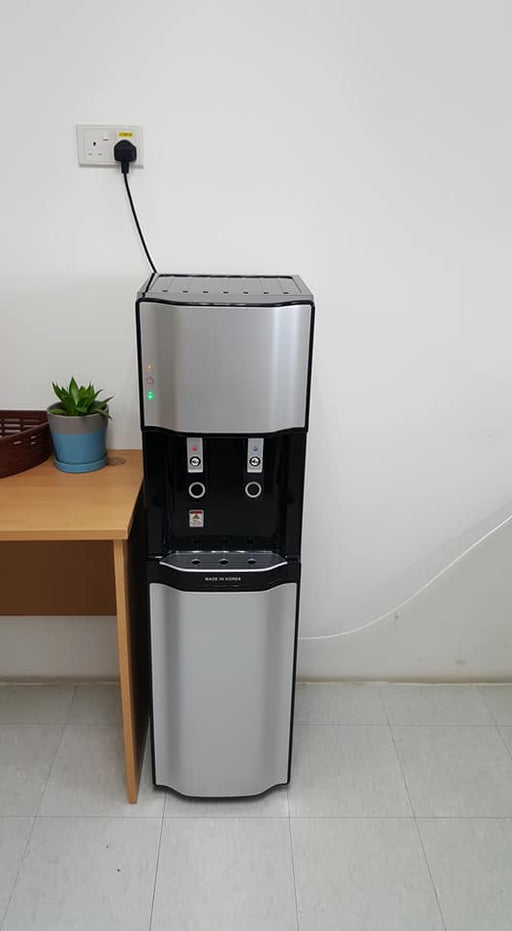 PTS 2101 Floor Stand Hot & Cold Filtered Water Dispenser Korea Ultra Filtration 4 Filters Water Purification System - SHOP N' SAVE effortless Shopping!