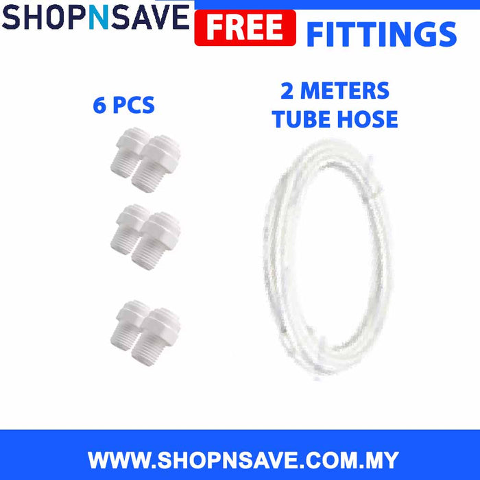 SHOPNSAVE RO INLINE WATER FILTER CARTRIDGE, RO WATER FILTER, ELKEN FILTER, FILTER, CUCKOO FILTER for all conventional ro water filters system, RO Water Filters Set, OmniPure 1 x Sediment, 2 x Activated Carbon, 1 x FilmTec RO Membrane 50 GPD
