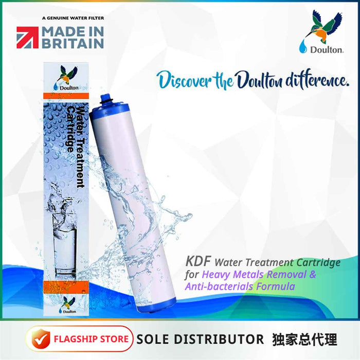 KDF Water Treatment Cartridge for Heavy Metals Removal & Antibacterials Formula