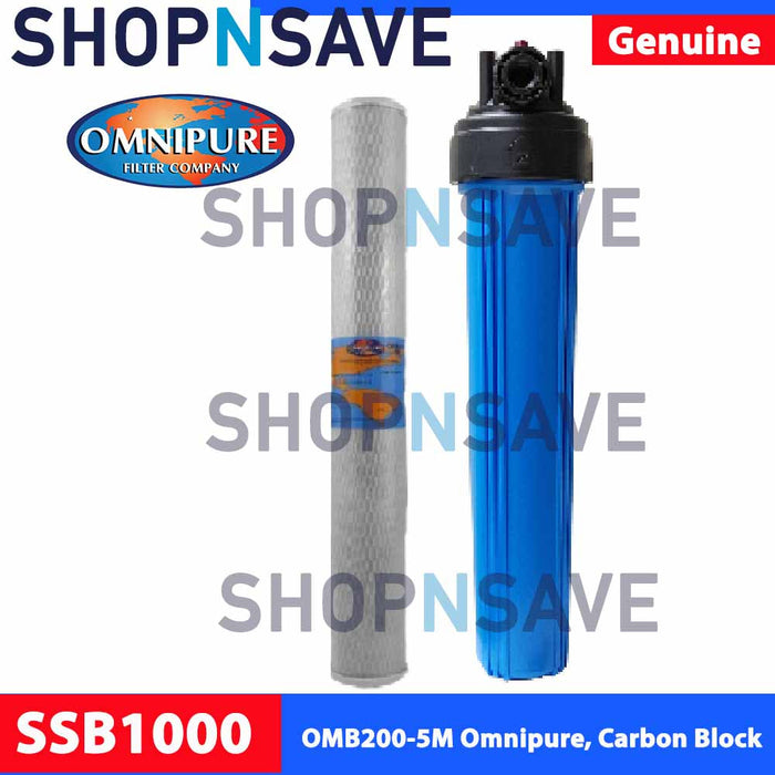 SNS1000 PP Pleated Whole House Filtration System, 0.45 micron rating pleated pp