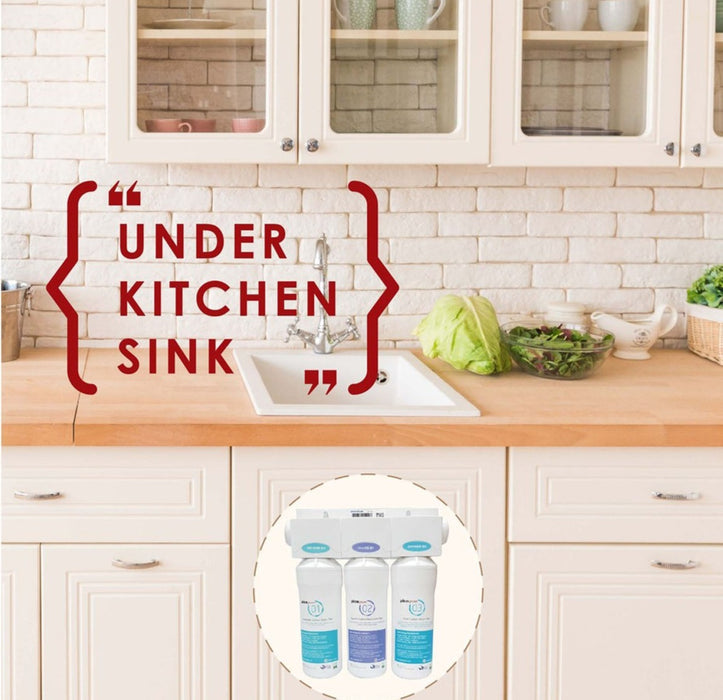 (JAKIM HALAL) Pureal PPU200 UnderSink Water Purifier | Removal for Chemicals, Heavy Metals & Virus