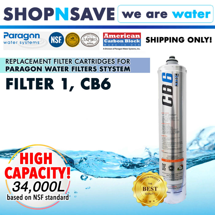 Paragon Filter 1 (CB6) Replacement Cartridge