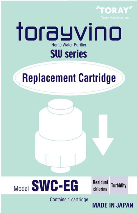 TORAY SWC-EG REPLACEMENT CARTRIDGE FOR TORAYVINO SW5-EG COUNTER TOP WATER PURIFIER SYSTEM - SHOP N' SAVE effortless Shopping!