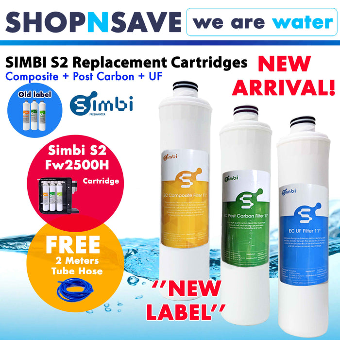 Simbi S2 FW2500 Replacement Cartridges - Instant Hot Water Dispenser