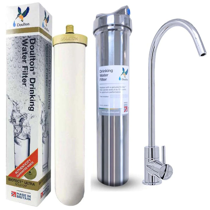 Doulton DIS Biotect Ultra Naturally Healthy Minerals Drinking Water Filters System (IN) Undercounter Complete System