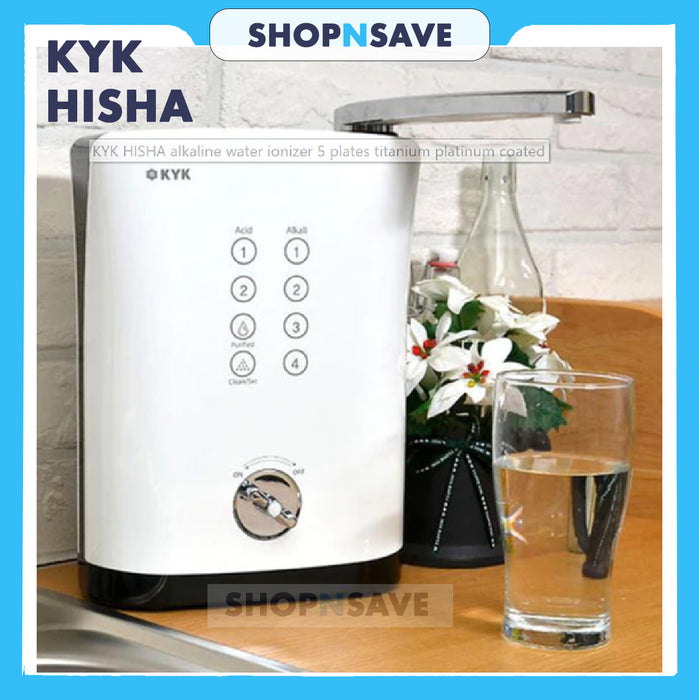 KYK Hisha Alkaline Water Ionizer System