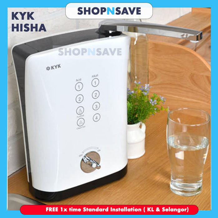 KYK Hisha Alkaline Water Ionizer System