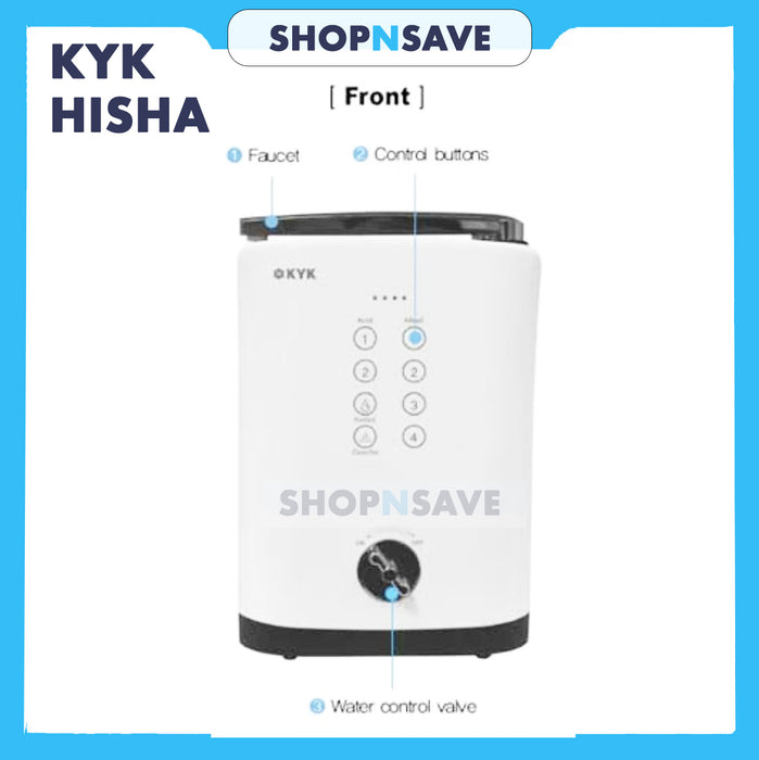 KYK Hisha Alkaline Water Ionizer System