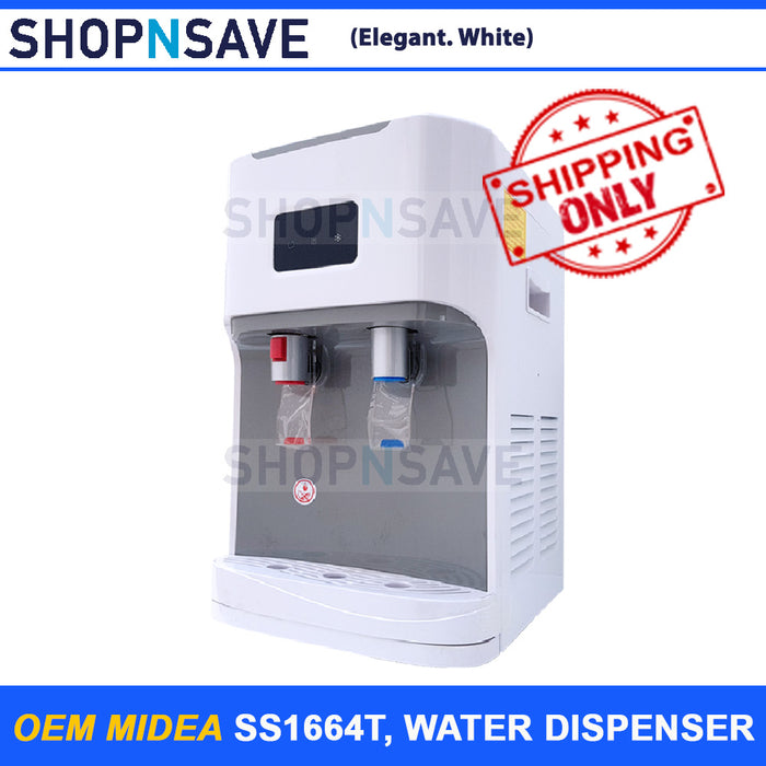 SHOPNSAVE SS1664T Hot Cold Filtered Water Dispenser with 4 Korea Water Purifier, Counter-Top