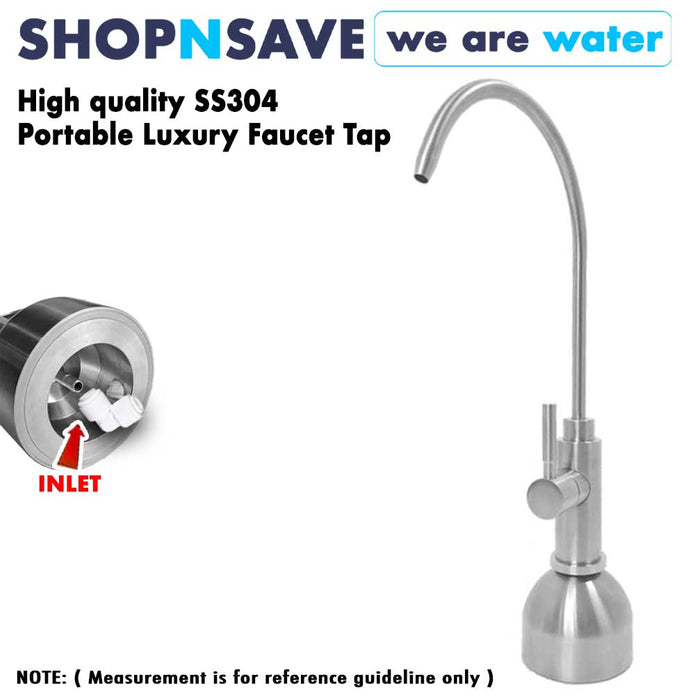 SS304 Luxury Faucet Tap, Portable Faucet, Portable Water Filter Tap Water Filter Tap, Water Filter Fuacet, Portable Tea Faucet for water filter system