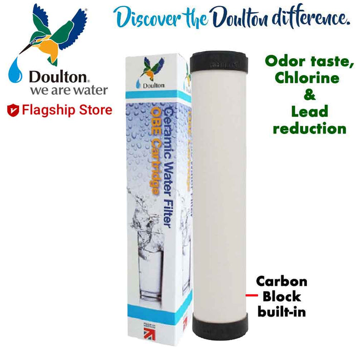 Doulton Slimline OBE UCC Ceramic Water Filter Candle - LEAD REMOVAL