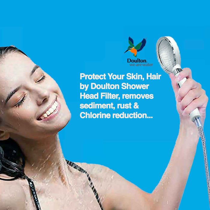 Doulton Filtered Water Shower Head, dechlorination & particles reduction