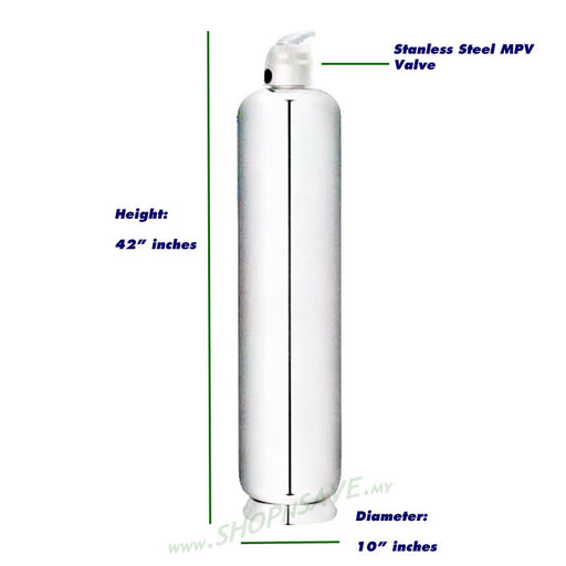 1050S Outdoor Water Filter, Outdoor Filtration Water System, Full Body Stainless Steel - SHOP N' SAVE effortless Shopping!