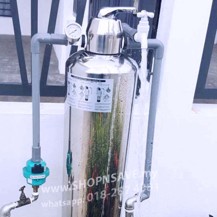 1050S Outdoor Water Filter, Outdoor Filtration Water System, Full Body Stainless Steel - SHOP N' SAVE effortless Shopping!